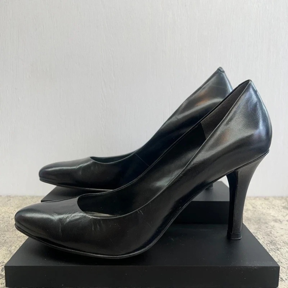 Sleek Black Stiletto Heels